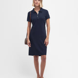 Abito polo LDR0416 LDR NY12 BARBOUR Navy/primrose hessian 