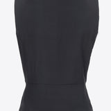 Top scollo a V in crèpe 1015868889 Z99 PINKO Black 