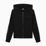 Felpa aperta con cappuccio 7W000960 AF12501 UC001 EA7 Black 