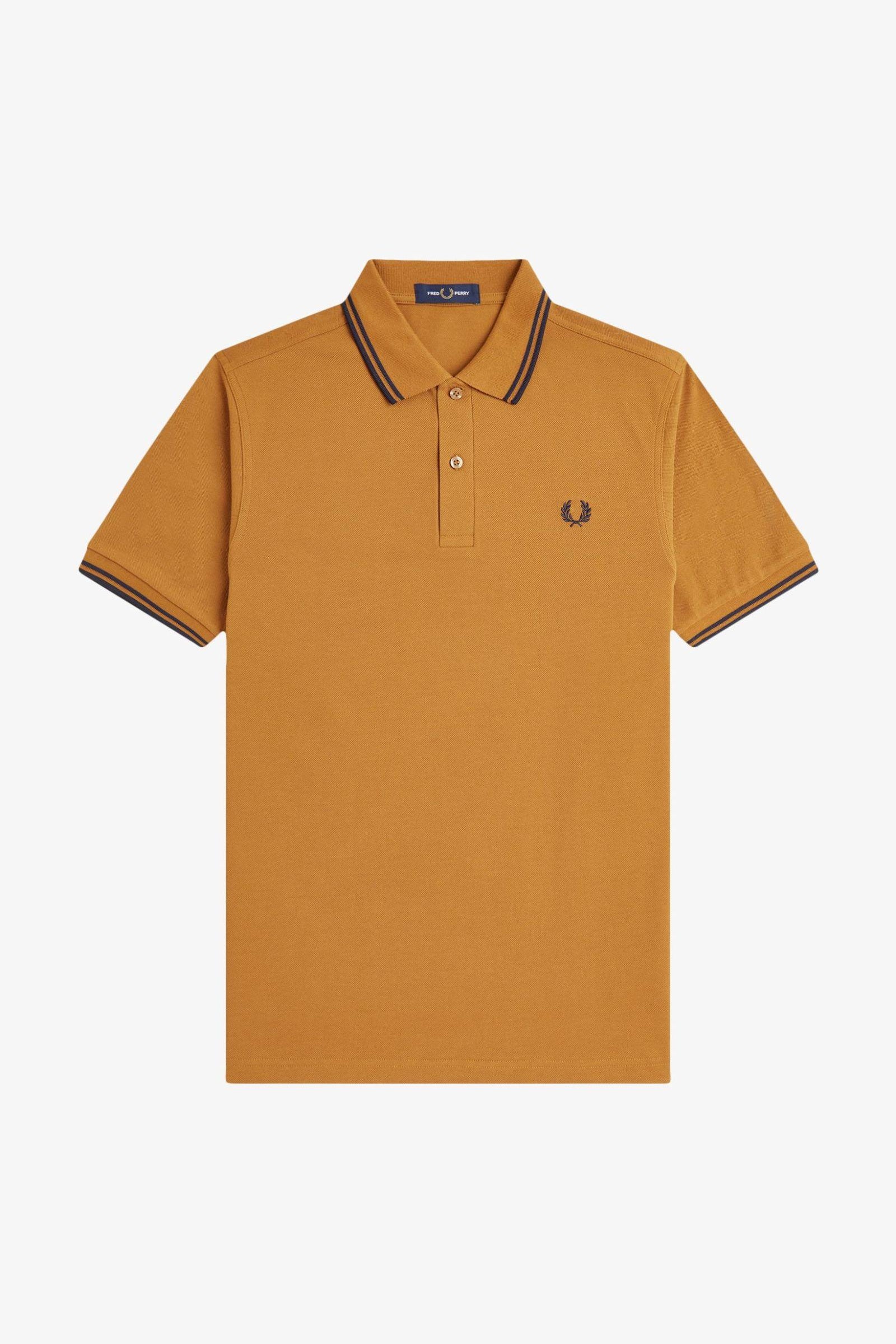 Polo manica corta M3600 T86 FRED PERRY Drk carml/nvy 
