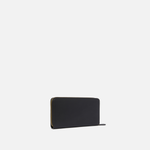 Portafoglio zip-around in pelle 100250A0F1 Z99Q PINKO Nero-antigue 