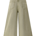 Bermuda in tela denim 104646A2H6 U84 PINKO Verde vertiver 