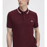Polo manica corta M3600 597 FRED PERRY Oxblood 