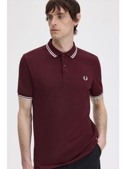 Polo manica corta M3600 597 FRED PERRY Oxblood 