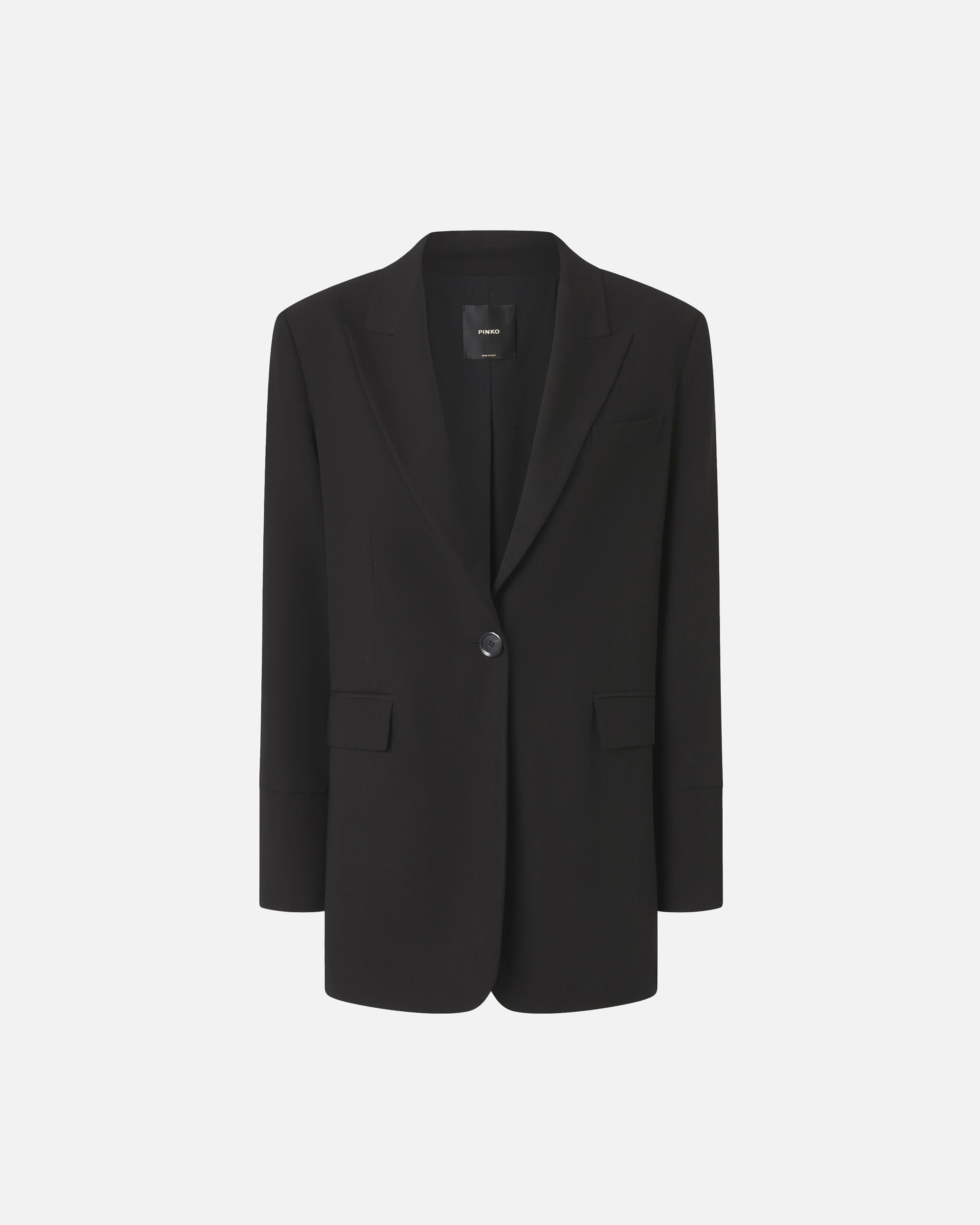 Blazer oversize stretch 105663A18E Z99 PINKO Nero limousine 