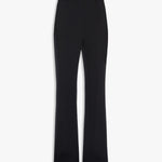 Pantalone a zampa in cady 2526136131 001 MAX MARA STUDIO Nero 