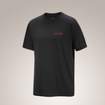 T-Shirt manica corta KRAGG SL COTTON BLURRED BIRD SS M X00000 01 ARC'TERYX Black/dynasty 