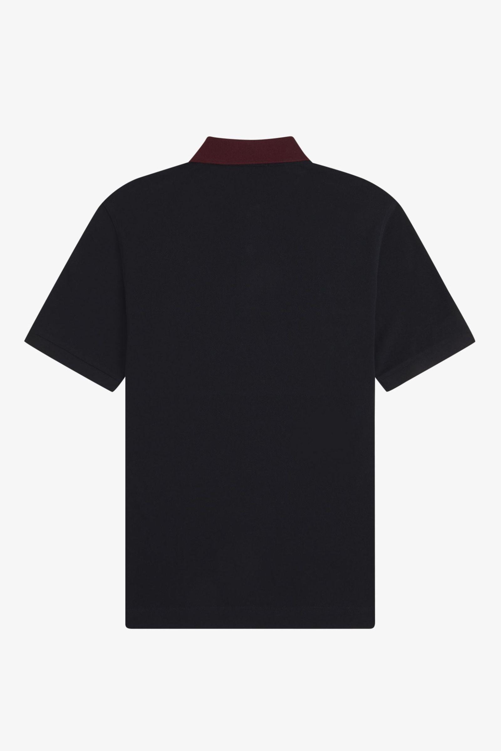 Polo con inserto ricamato M2421 102 FRED PERRY Black 