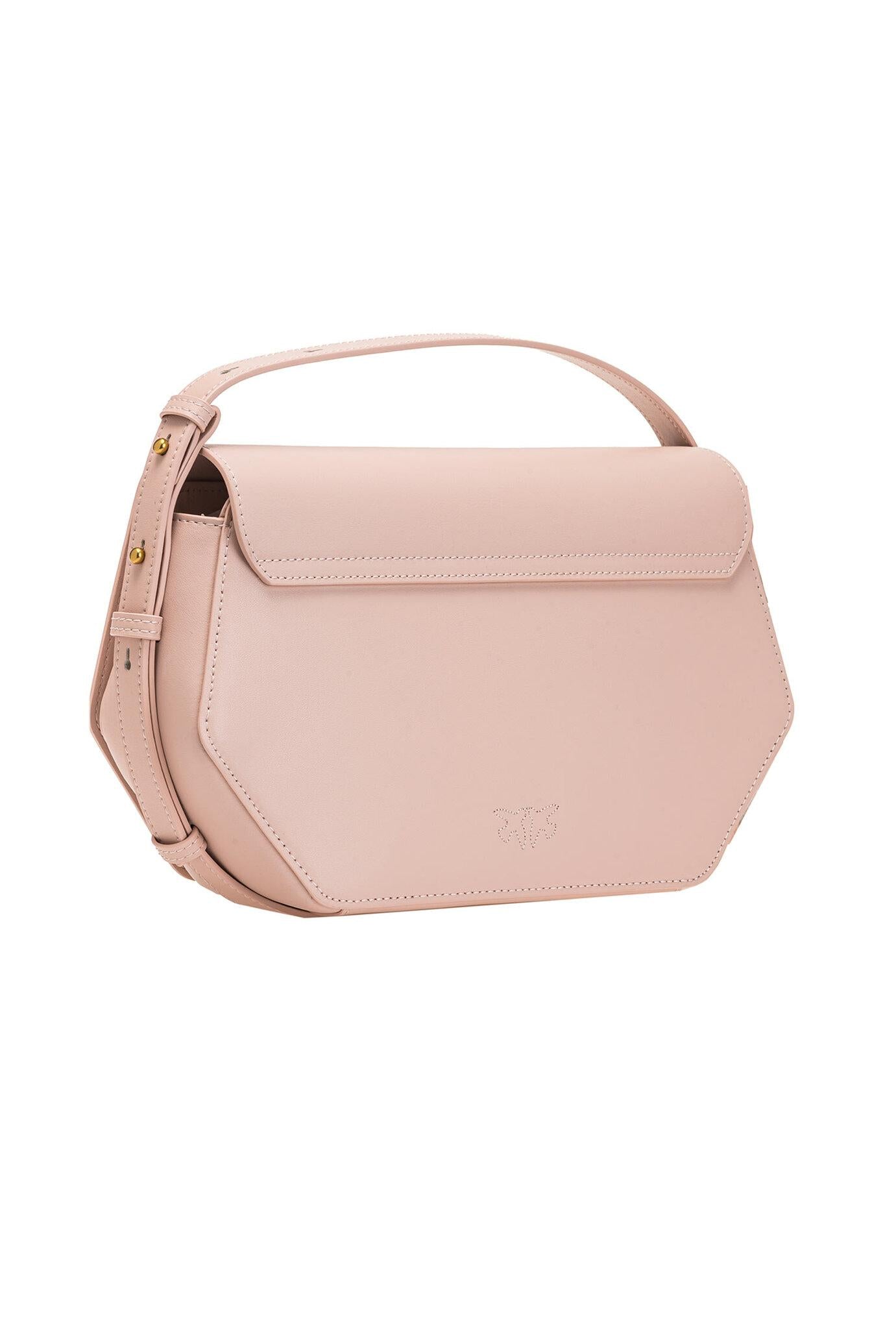 Borsa a tracolla Love Click Exagon 100073A0F1 O81Q PINKO Cipria 