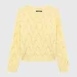 Maglia in lana girocollo RND90229 CP02 0558 ROY ROGER'S Dark butter 
