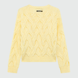 Maglia in lana girocollo RND90229 CP02 0558 ROY ROGER'S Dark butter 