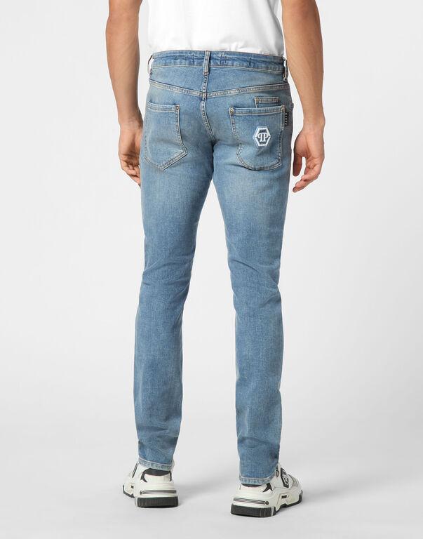 Jeans slim fit bleached MDT4011 PDE004N 02 13MI PHILIPP PLEIN Saltnpepa 