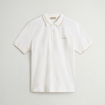 Polo in piqué di cotone elasticizzato CFWOPO2000MRUT5348 8270 WOOLRICH Artic white 