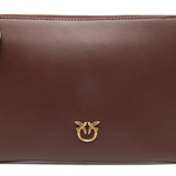 Borsa in pelle 100455A0F1 R49Q PINKO Burgundy wine antigue gold 