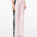 Pantaloni stampa floreale D46EP059ED2 02199 ERMANNO FIRENZE Pink 