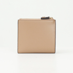 Portafoglio con zip e placca logo<BR/> PF01A51E2 032 ELISABETTA FRANCHI Camel 