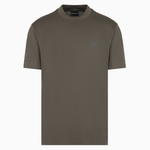 T-Shirt manica corta girocollo con logo flock 6D1TR3 1JOSZ 0661 EMPORIO ARMANI Eagle chimera 