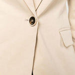Giacca con revere a lancia 100987A0IM C28 PINKO Beige 