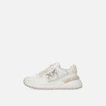 Sneaker chunky con satin e strass SS0055P073 DY7 PINKO Yougurt 
