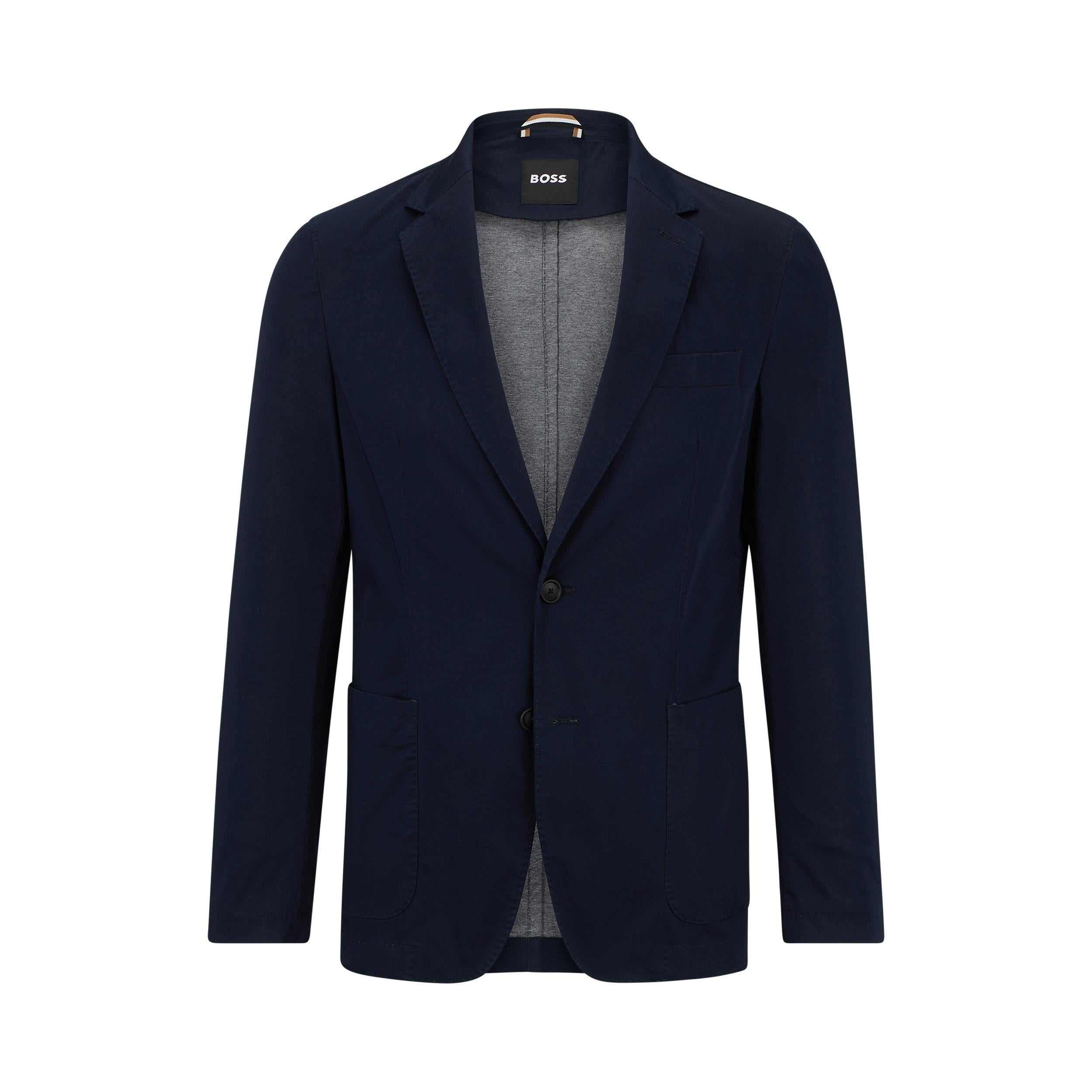 Giacca in cotone 50488455 10248356 01 404 BOSS Dark blue 