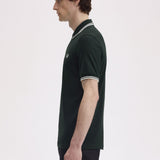 Polo manica corta M3600 T50 FRED PERRY Nightgreen/snwht 