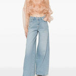 Caban cropped in organza di pura seta 106603A2DJ Q35 PINKO Rosa mogano 