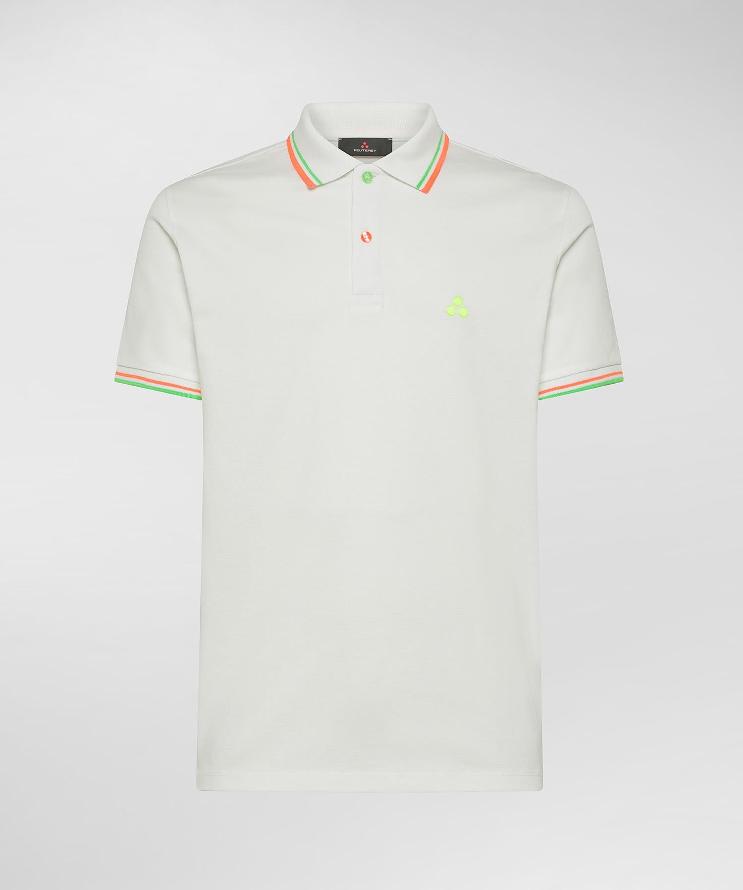Polo manica corta PEU5467 99011991 730 PEUTEREY White 