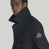 Peacoat in lana RRU90280 T706 0048 ROY ROGER'S Blue navy 