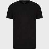 T-shirt in viscosa stretch 8N1T24 1JTZZ 0999 EMPORIO ARMANI Black 