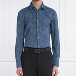 Camicia slim fit 50513462 10259255 01 460 BOSS Open blue 