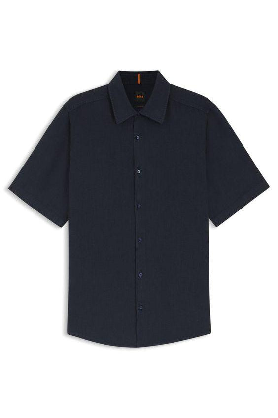 Camicia manica corta 50537382 10267858 01 404 BOSS Dark blue 