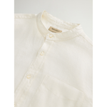 Camicia in lino CFWOSI2034MRUT5284 8270 WOOLRICH Arctic white 