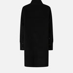 Cappotto lungo in panno double 105404A1ZQ Z99 PINKO Nero limousine 