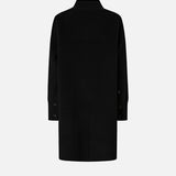 Cappotto lungo in panno double 105404A1ZQ Z99 PINKO Nero limousine 