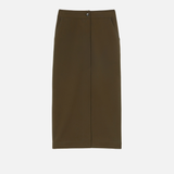 Gonna lunga utility tessuto fluido<BR/><BR/> 104190A18E X93 PINKO Verde-amazzonia 