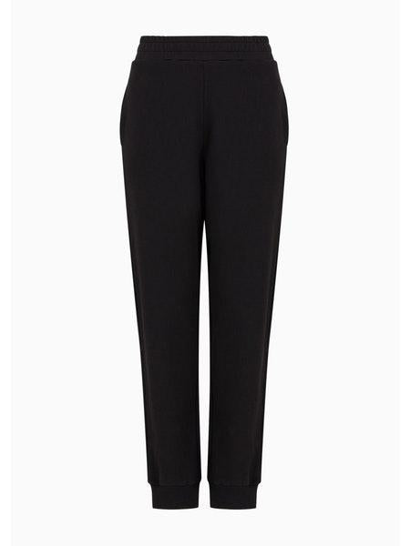 Jogger in felpa 3D2P7B 2J49Z 0999 EMPORIO ARMANI Nero 