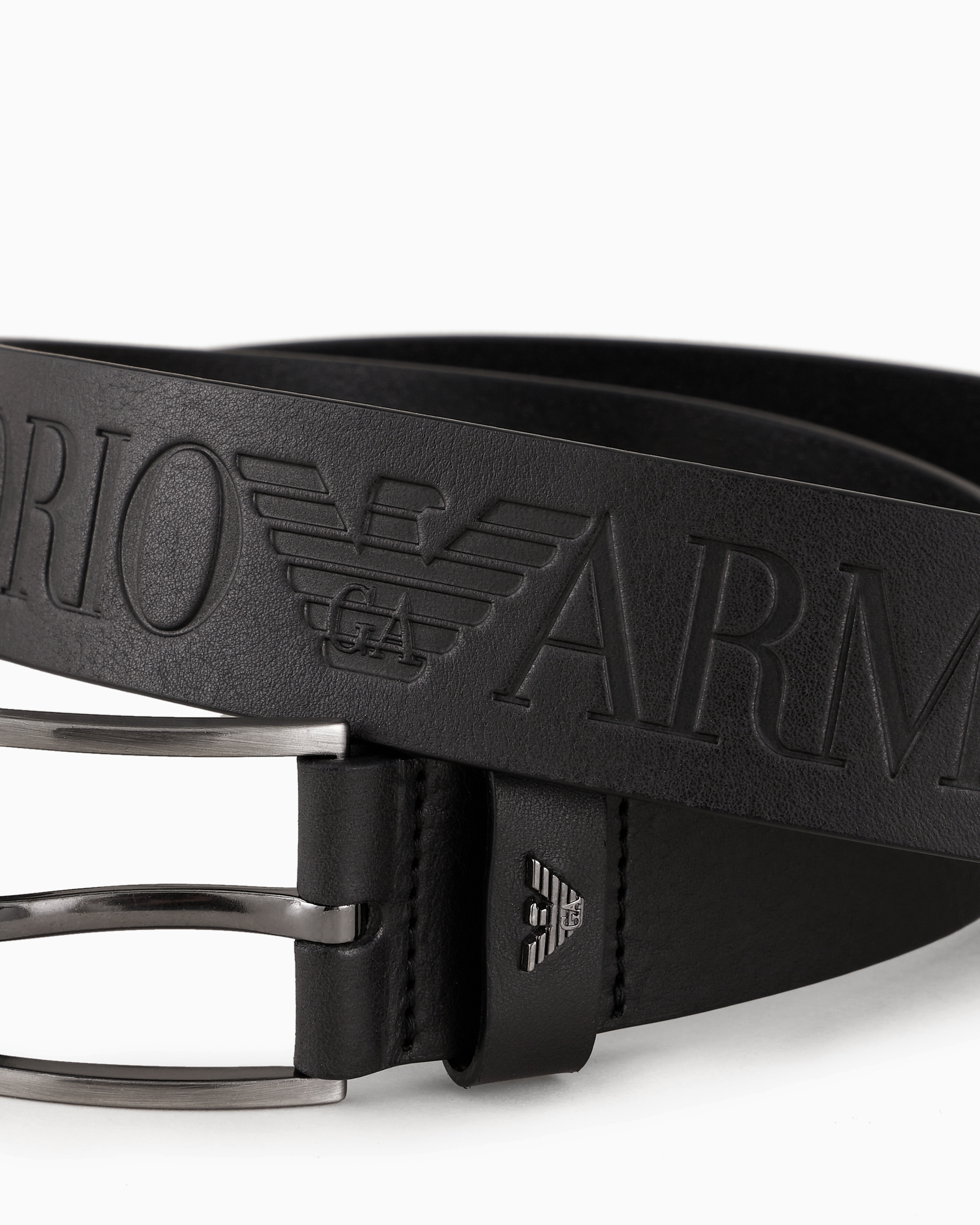 Cintura in pelle Y4S545 Y232J 80001 EMPORIO ARMANI Black 