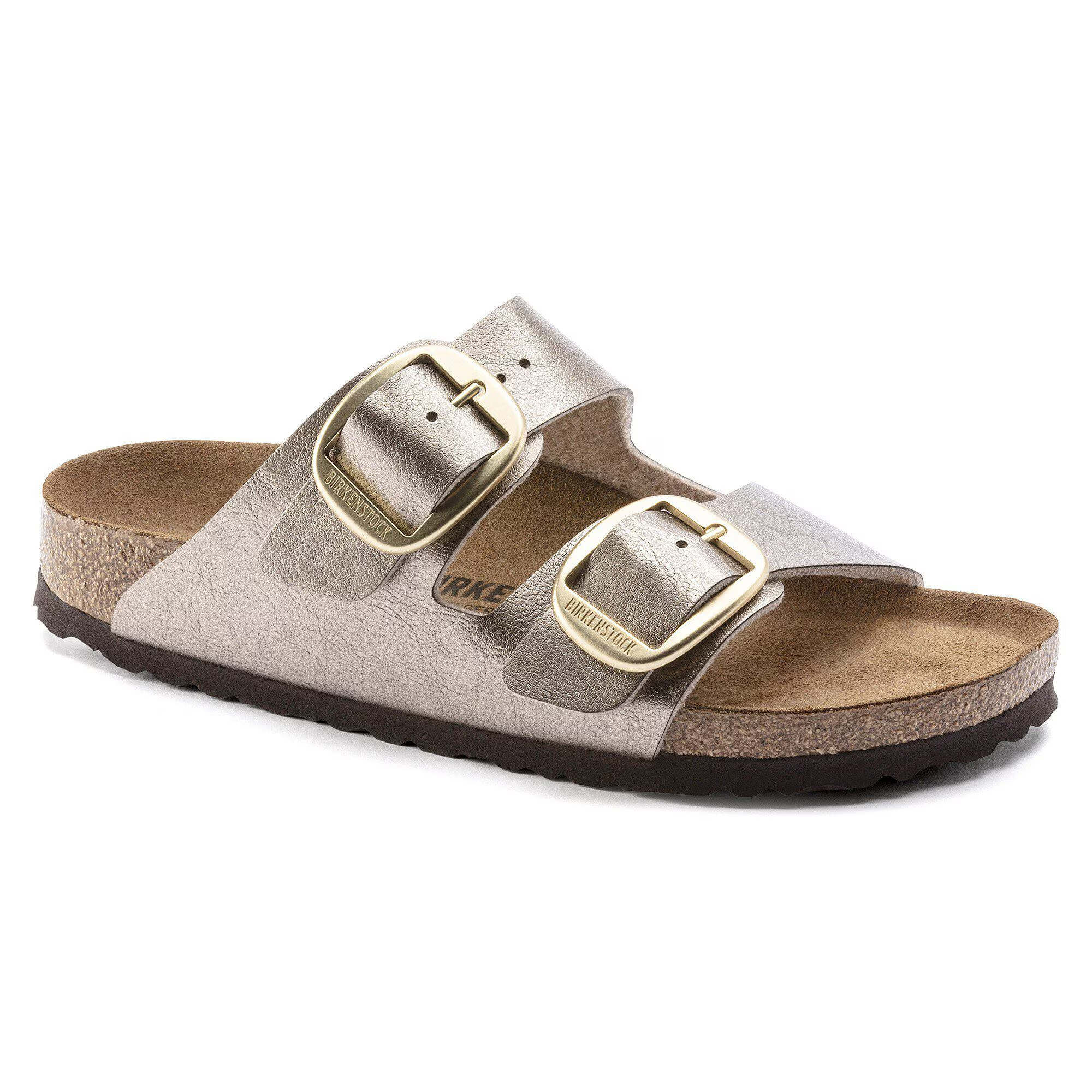Ciabatta in pelle ARIZONA BIG BUCKLE 1020882 GRACEFUL TAUPE BIRKENSTOCK Graceful taupe 