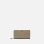 Portafoglio zip-around in pelle 100250A0F1 I68Q PINKO Noce-antique gold 
