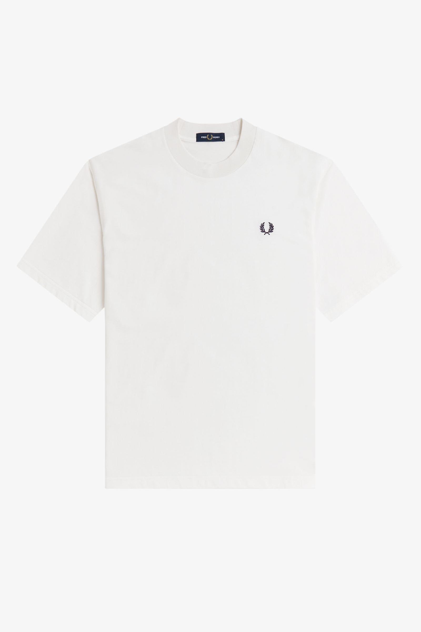 T-Shirt manica corta con stampa sul dietro M2475 129 FRED PERRY Snow white 
