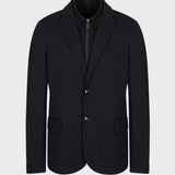 Giacca in jersey stretch con pettorina 6L1GL0 1JGXZ 0920 EMPORIO ARMANI Blue navy 