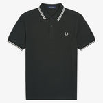 Polo manica corta M3600 T50 FRED PERRY Nightgreen/snwht 