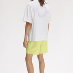T-Shirt oversize manica corta M2474 129 FRED PERRY Snow white 