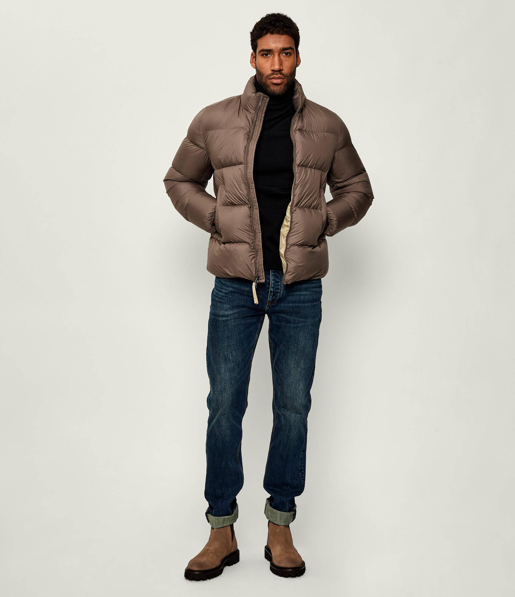 Stivali in suede 50552572 10262618 01 260 BOSS Beige 