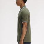 Polo manica corta M3600 87B FRED PERRY Lwgrn/ecru/dskbl 