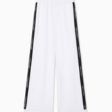 Pantaloni in jersey di cotone e modal 7W000961 AF12501 U0002 EA7 White 