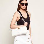 Borsa effetto naplak BS17A61E2 193 ELISABETTA FRANCHI Burro 