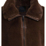 Gilet in ecopelliccia 105107A2WN L74 PINKO Marrone castano 