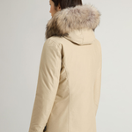 Arctic Parka in Ramar Cloth con pelliccia removibile CFWWOU0538FRUT0001 CNK2T WOOLRICH Cornstalk two tone 