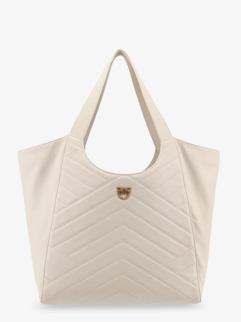 Borsa in pelle 104536A2AO Z14Q PINKO Bianco seta-antique gold 